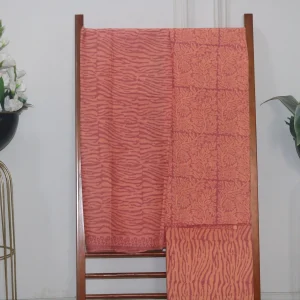 Hand Block Printed Coloured Dress Material (Unstiched) - 123