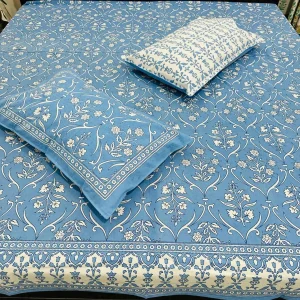 King Size Cotton Print Bedsheet - MP 02