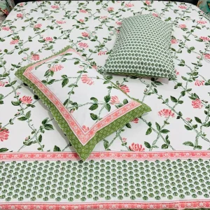 King Size Cotton Print Bedsheet - MP 04