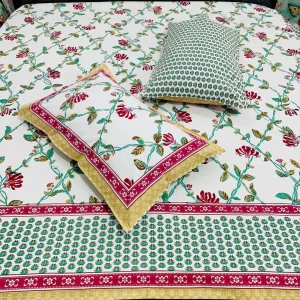 King Size Cotton Print Bedsheet - MP 05