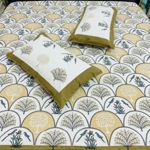 King Size Cotton Print Bedsheet - MP 08