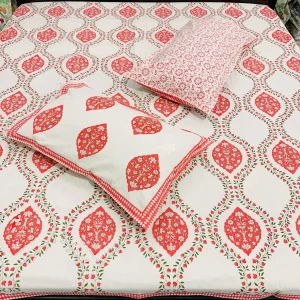 King Size Cotton Print Bedsheet - MP 12