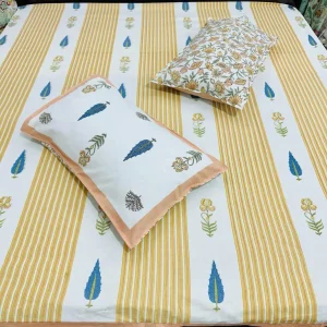 King Size Cotton Print Bedsheet - MP 13
