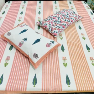 King Size Cotton Print Bedsheet - MP 14