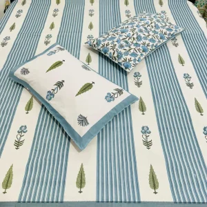King Size Cotton Print Bedsheet - MP 15