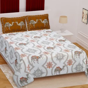 Barmeri Collection King Size Cotton Print Bedsheet - MP 29