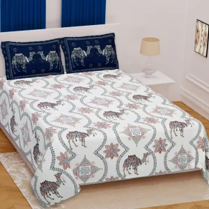 Barmeri Collection King Size Cotton Print Bedsheet - MP 30