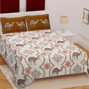 Barmeri Collection King Size Cotton Print Bedsheet - MP 31