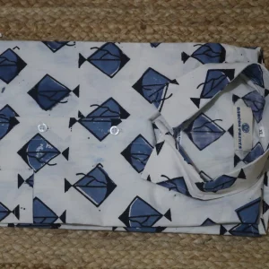 Hand Block Printed Men Shirt - 07
