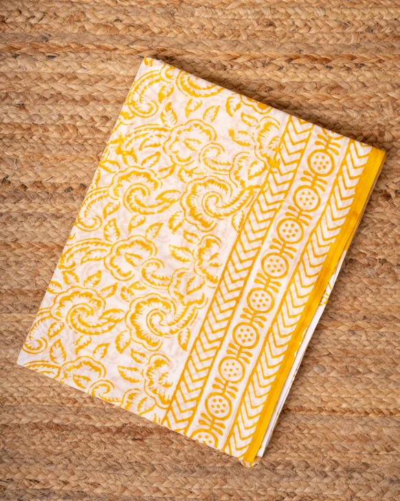 Baroda Prints Hand Block Printed Sarees - 101