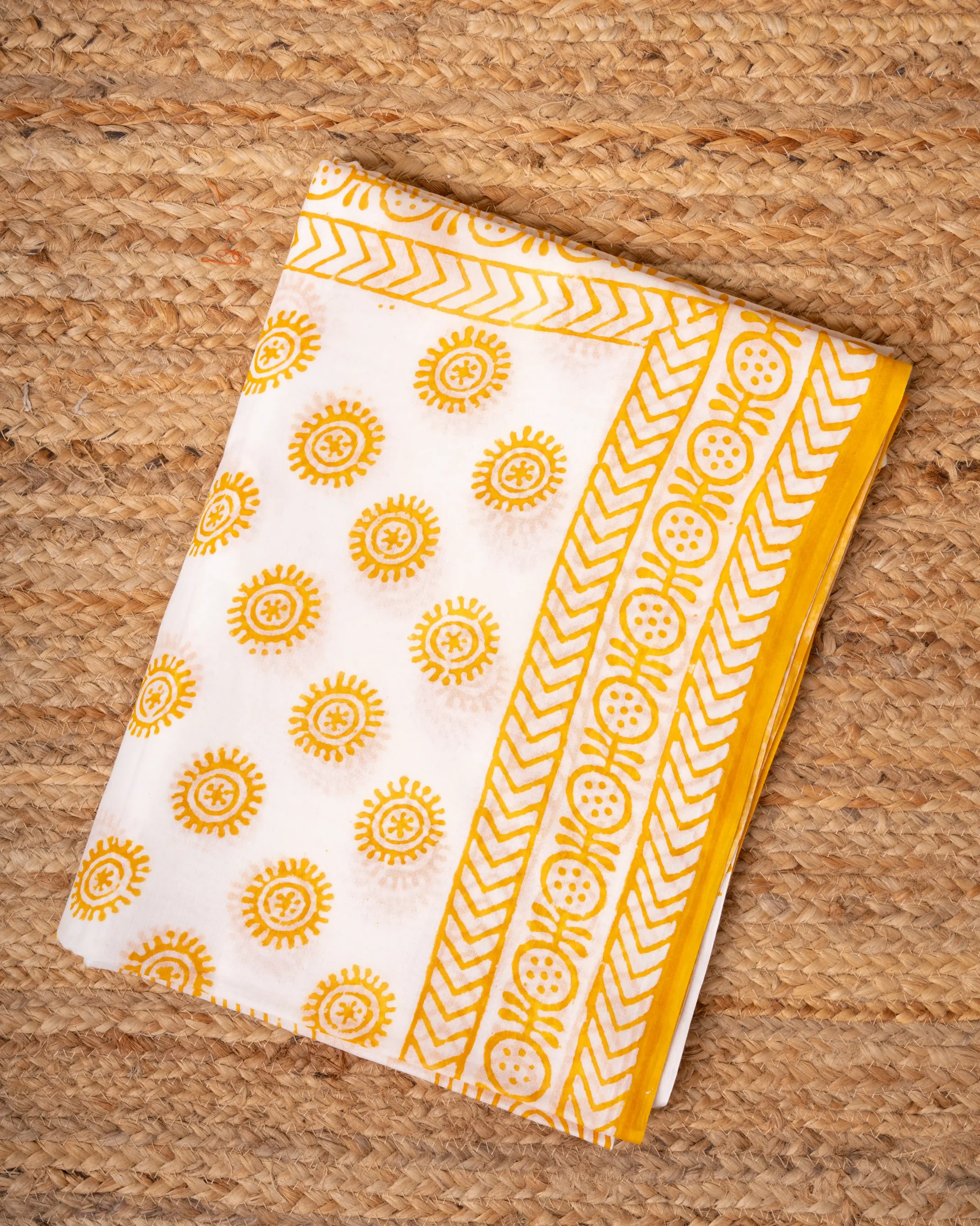 Baroda Prints Hand Block Printed Sarees - 110