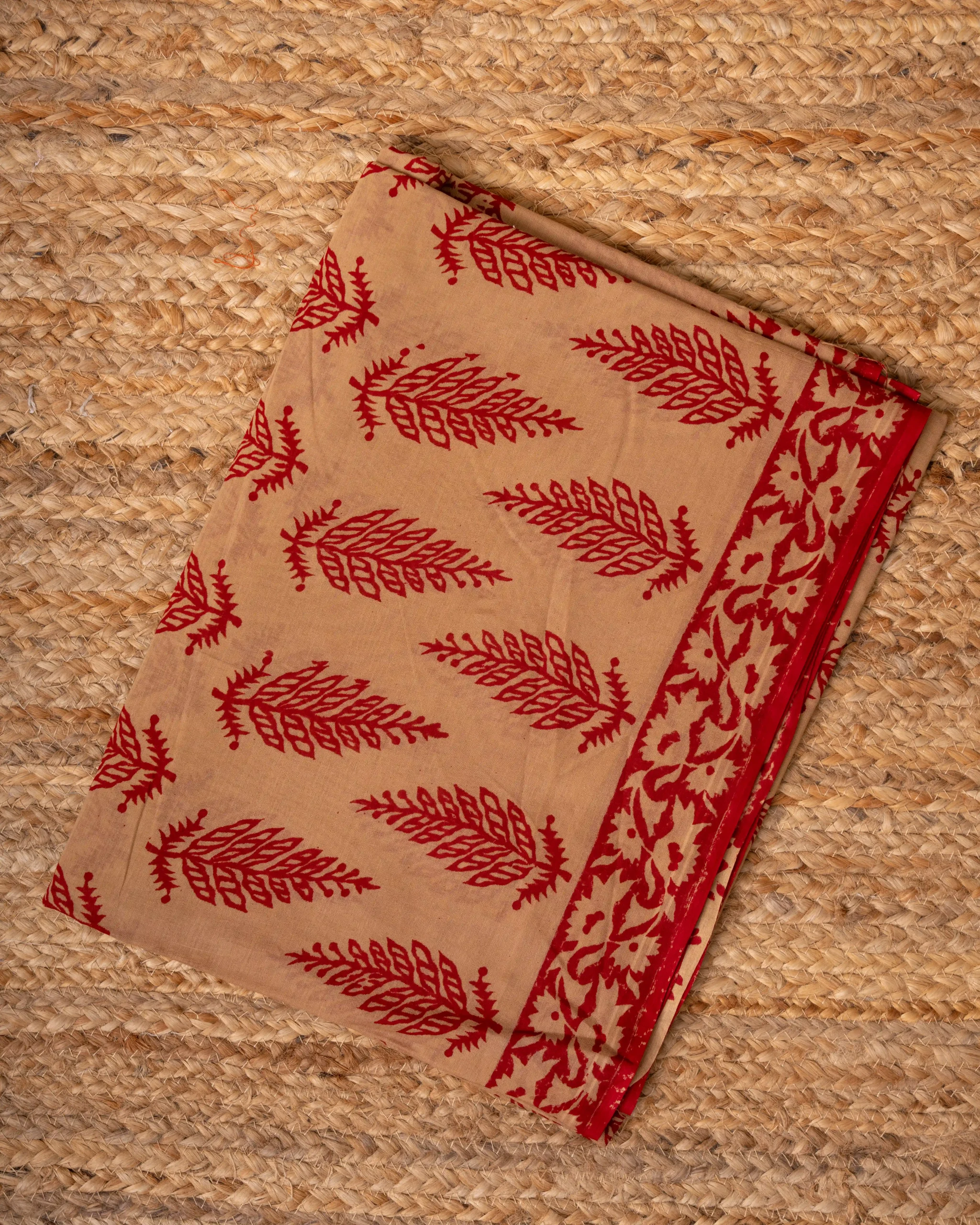 Baroda Prints Colored Hand Block Printed Sarees - 115
