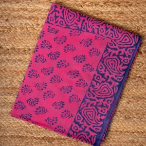 Baroda Prints Colored Hand Block Printed Sarees - 116