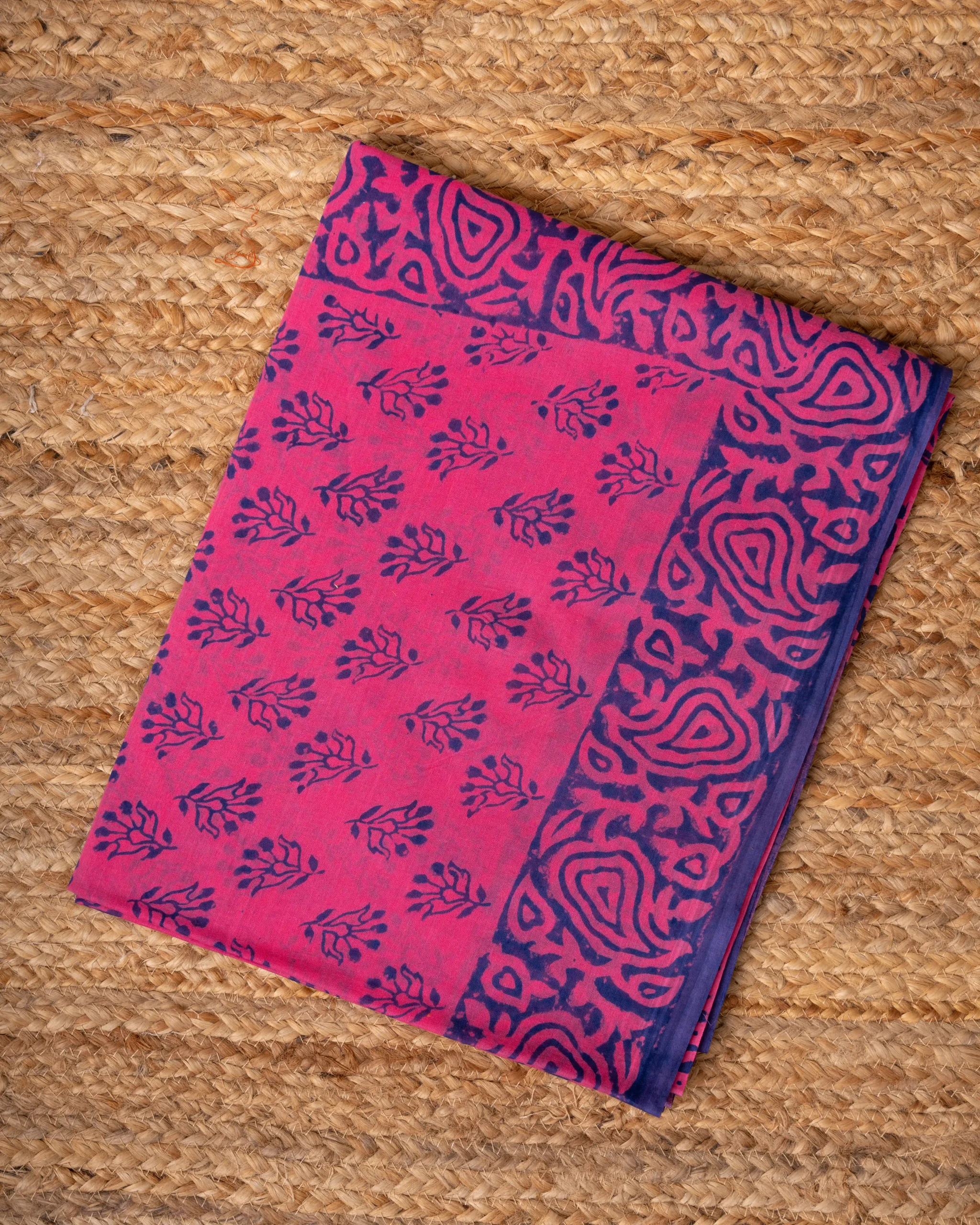 Baroda Prints Colored Hand Block Printed Sarees - 116