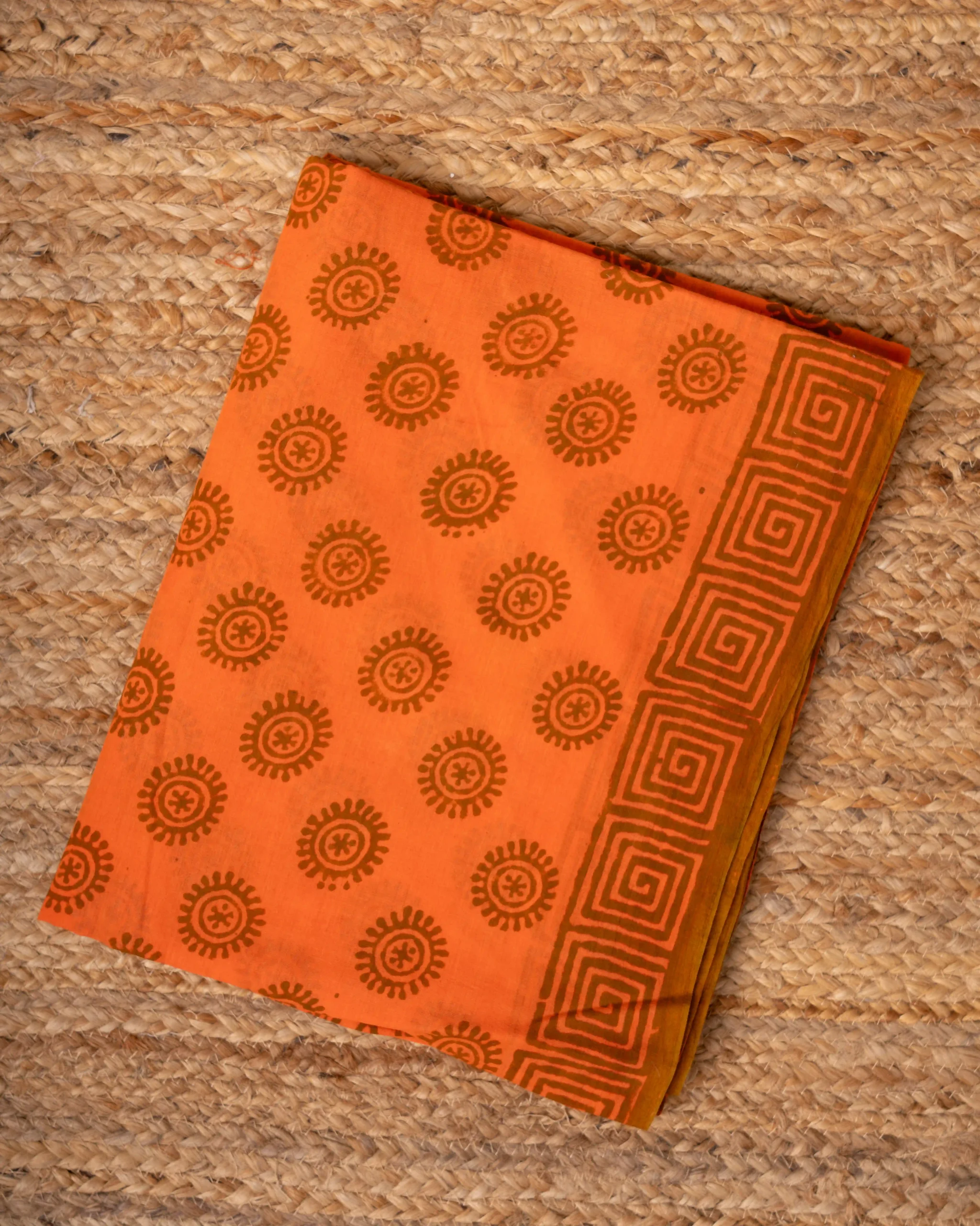 Baroda Prints Colored Hand Block Printed Sarees - 117