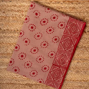 Baroda Prints Colored Hand Block Printed Sarees - 118