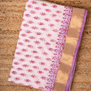 Baroda Prints Hand Block Printed Sarees - 120