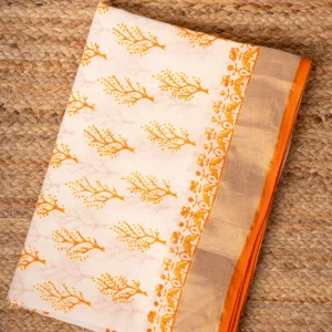 Baroda Prints Hand Block Printed Sarees - 123