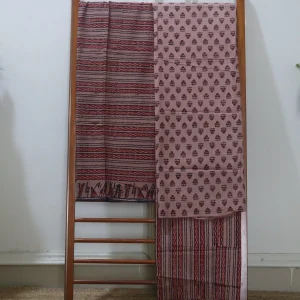 Hand Block Printed Dress Material (Unstiched) - 203
