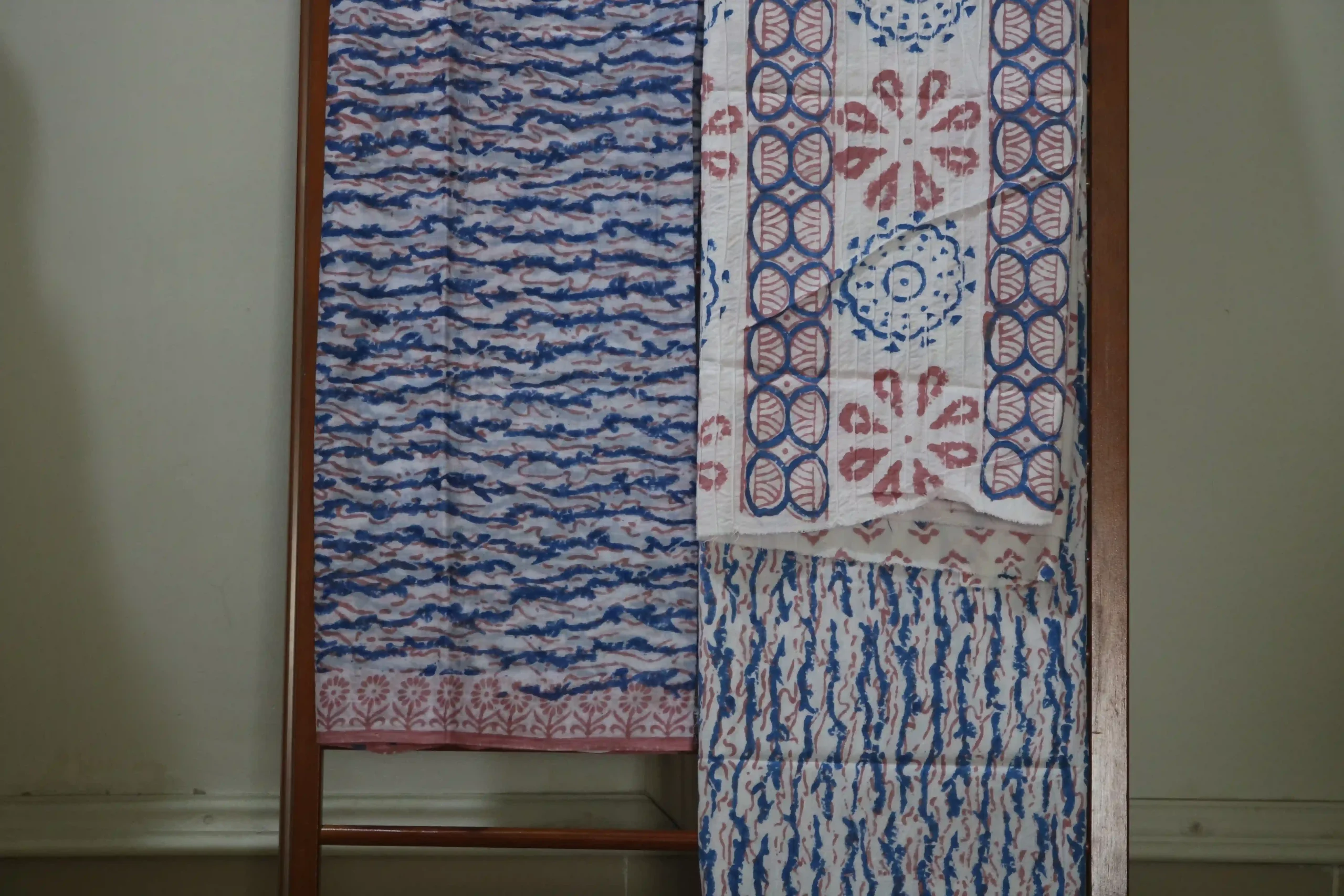 Hand Block Printed Dress Material (Unstiched) - 207 - Image 2