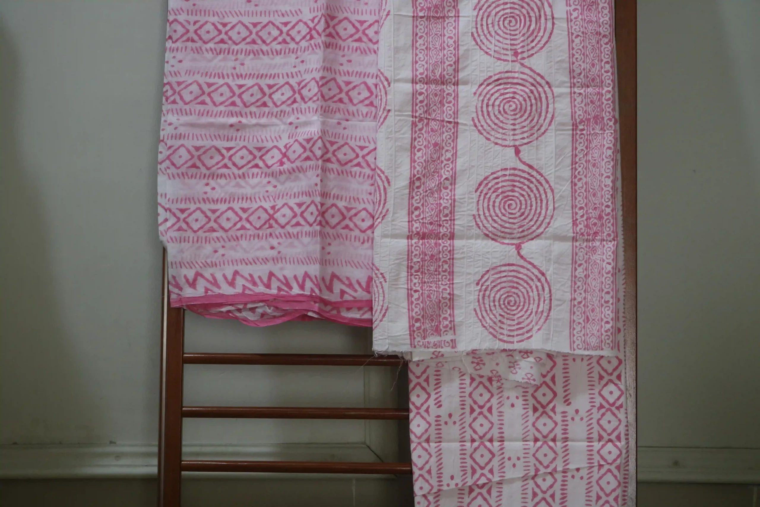 Hand Block Printed Dress Material (Unstiched) - 208 - Image 2