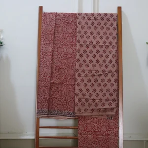 Hand Block Printed Dress Material (Unstiched) - 211