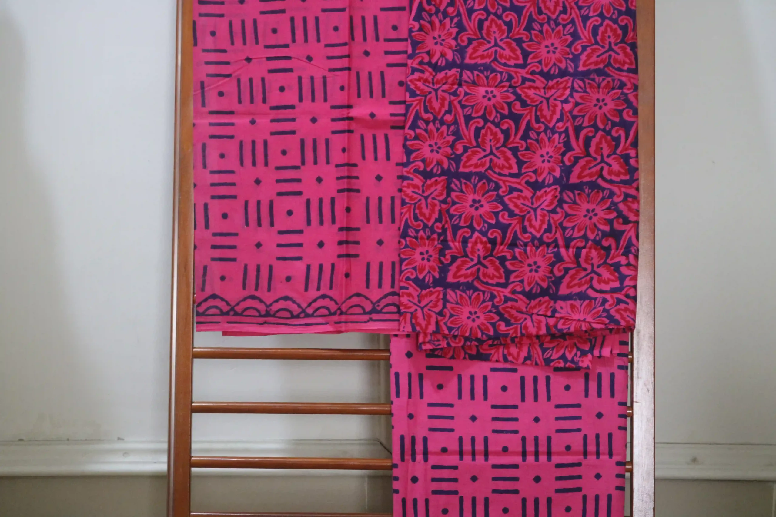 Hand Block Printed Dress Material (Unstiched) - 212 - Image 2