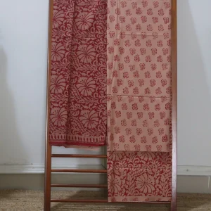 Hand Block Printed Dress Material (Unstiched) - 213