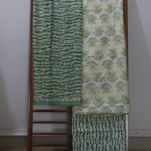 Hand Block Printed Dress Material (Unstiched) - 216