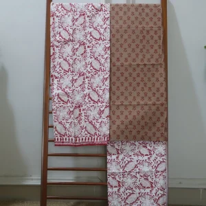 Hand Block Printed Dress Material (Unstiched) - 222