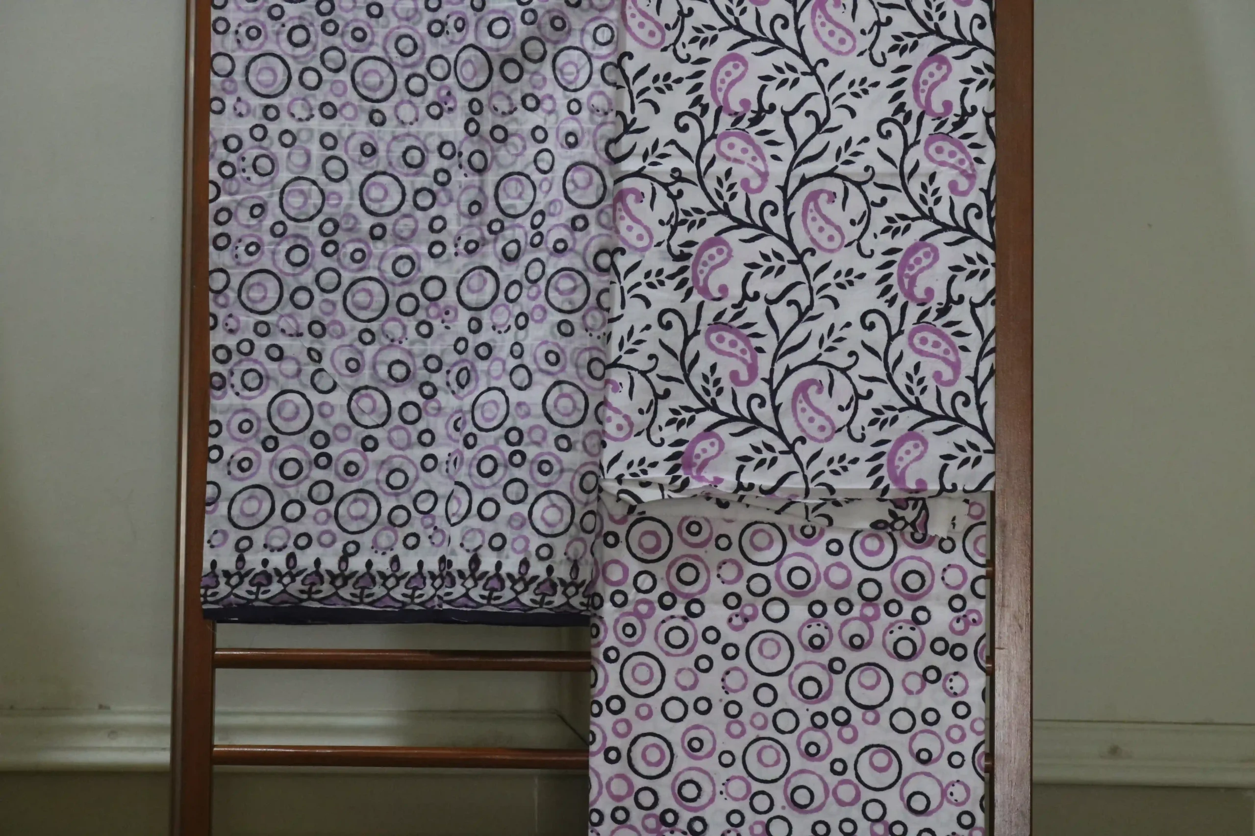 Hand Block Printed Dress Material (Unstiched) - 231 - Image 2