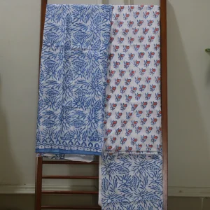 Hand Block Printed Dress Material (Unstiched) - 234