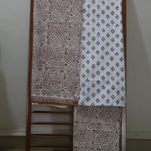 Hand Block Printed Dress Material (Unstiched) - 237