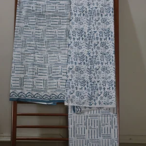 Hand Block Printed Dress Material (Unstiched) - 241