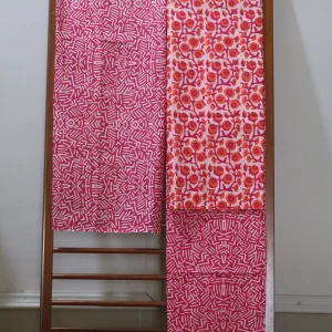 Hand Block Printed Dress Material (Unstiched) - 252