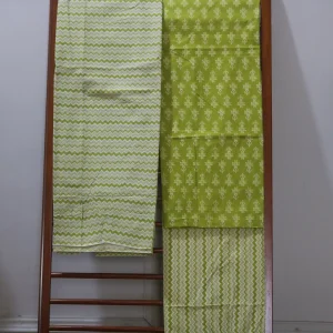 Hand Block Printed Dress Material (Unstiched) - 255