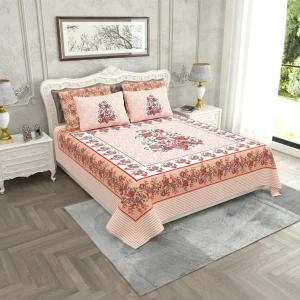 Raider Collection King Size Cotton Screen Print Bedsheet - MP 25