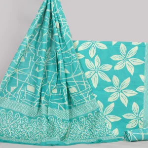 Cotton Screen Print Dress Material (Unstitched) - MP004