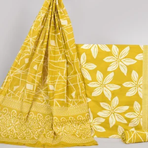 Cotton Screen Print Dress Material (Unstitched) - MP007